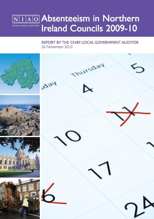 Absenteeism in Northern Ireland Councils 2009-10