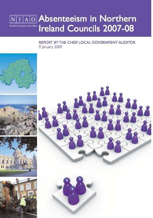 Absenteeism in Northern Ireland Councils 2007-08