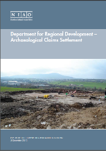Department for Regional Develeopment: Archaeological Claims Settlement