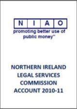 NI Legal Services Commission's Accounts for 2010-11