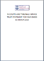 NI Courts and Tribunals Service Trust Statement for year ended 31 March 2013v