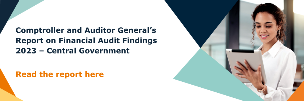 Comptroller and Auditor General's Report on Financial Audit Findings 2023 - Central Government - read the report