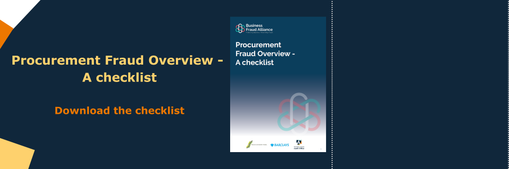 Procurement Fraud Overview - A checklist